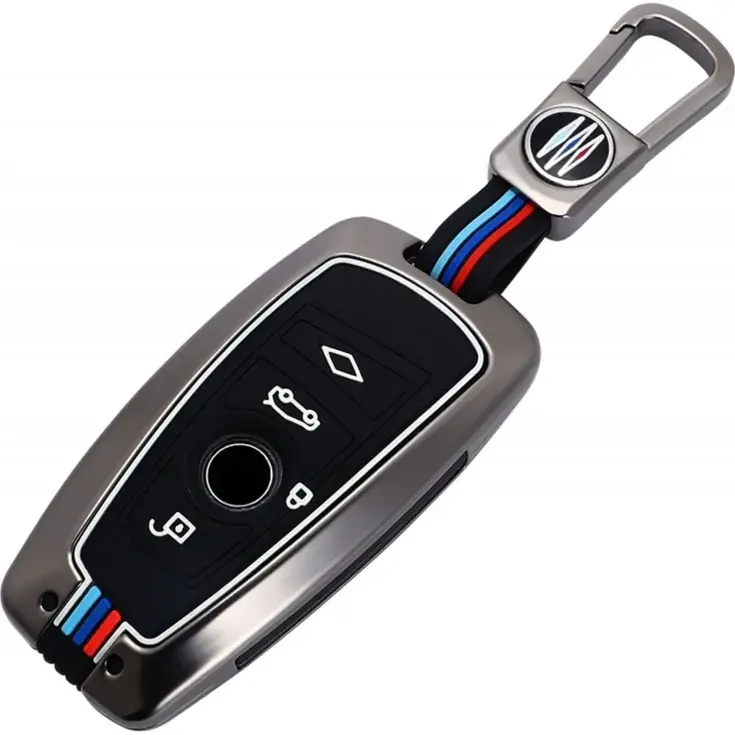 Metalen Sleutelhoesje voor Bmw grijs A4