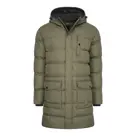 Heren Long Puffer Jacket Cappuccino Italia