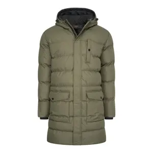 Heren Long Puffer Jacket Cappuccino Italia