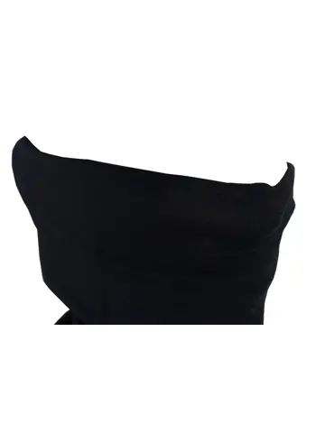 Nekwarmer Skiën / Snowboard Mircovezel Zwart