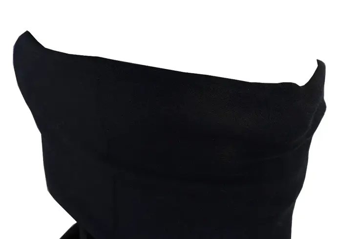 Nekwarmer Skiën / Snowboard Mircovezel Zwart