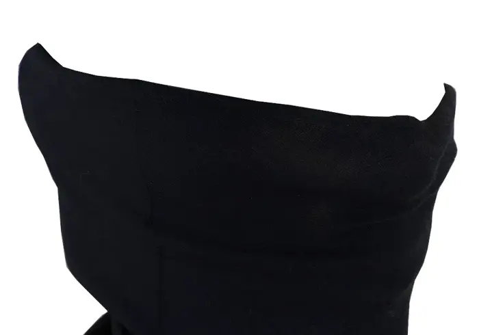 Nekwarmer Skiën / Snowboard Mircovezel Zwart