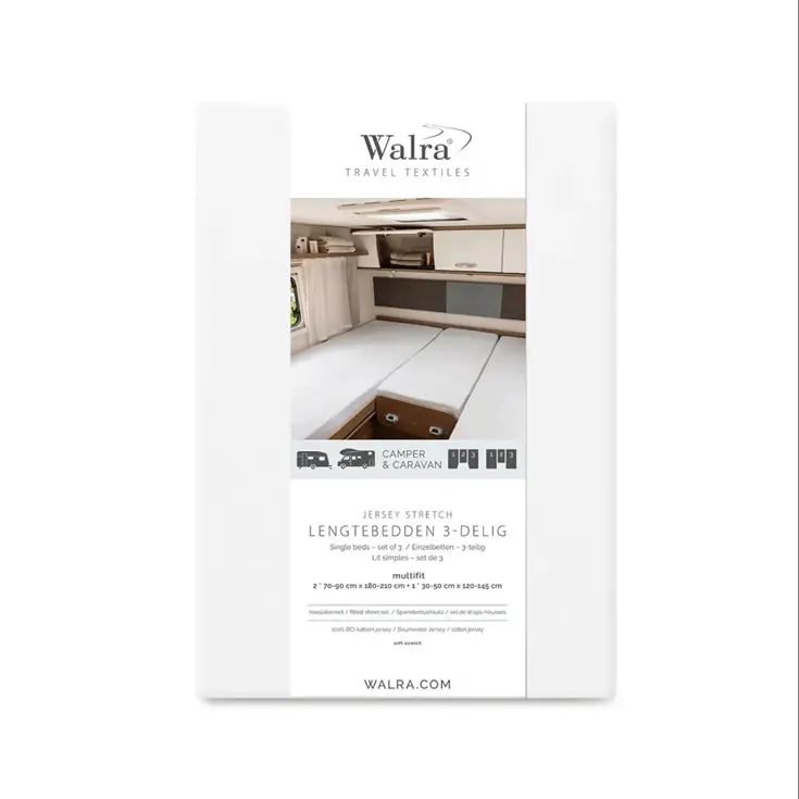 Jersey hoeslaken 3-delig