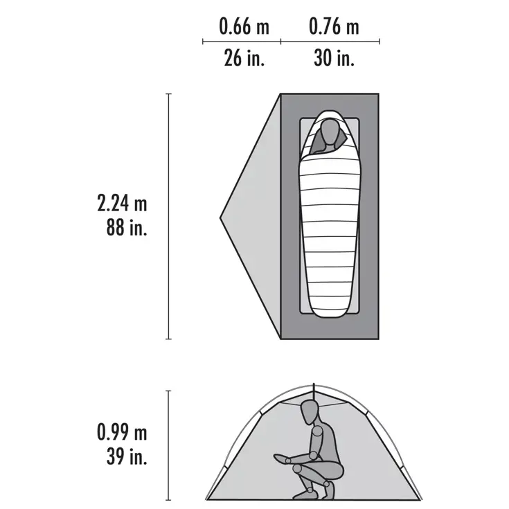 Eenpersoonstent met Veel Ruimte