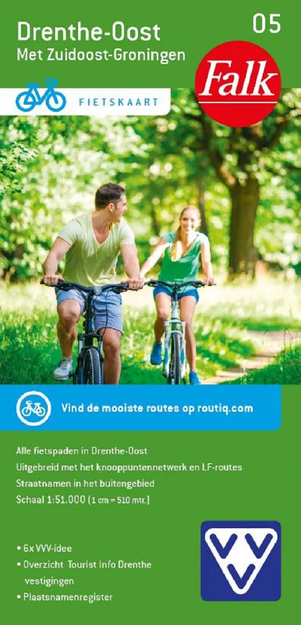 Falk plan  fietskaart 5 Drenthe oost main product image