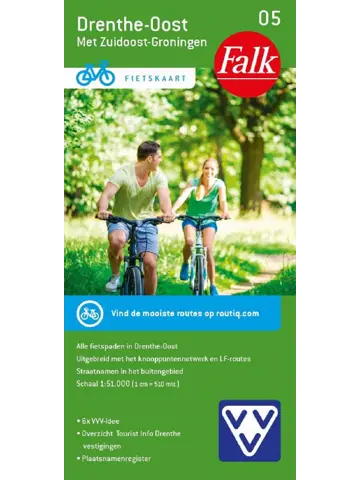 Falkplan - fietskaart 5 Drenthe oost