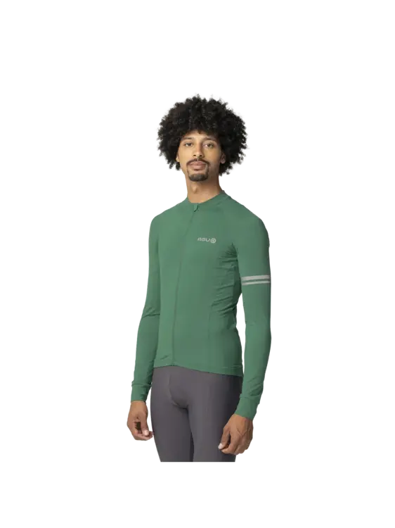 Solid Fietsshirt Lange Mouwen Performance  Heren