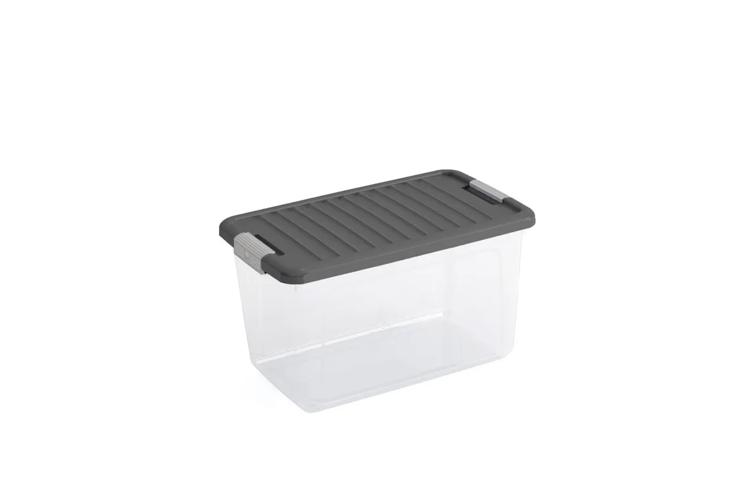 W Opbergbox M - 29,5L - transparant