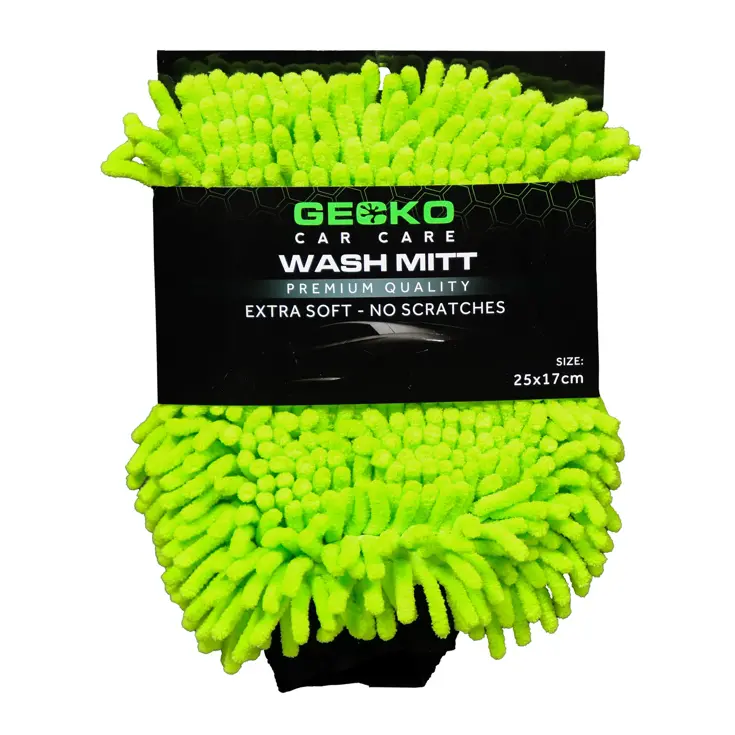 2in1 Microvezel Washandschoen voor Auto 25x17cm