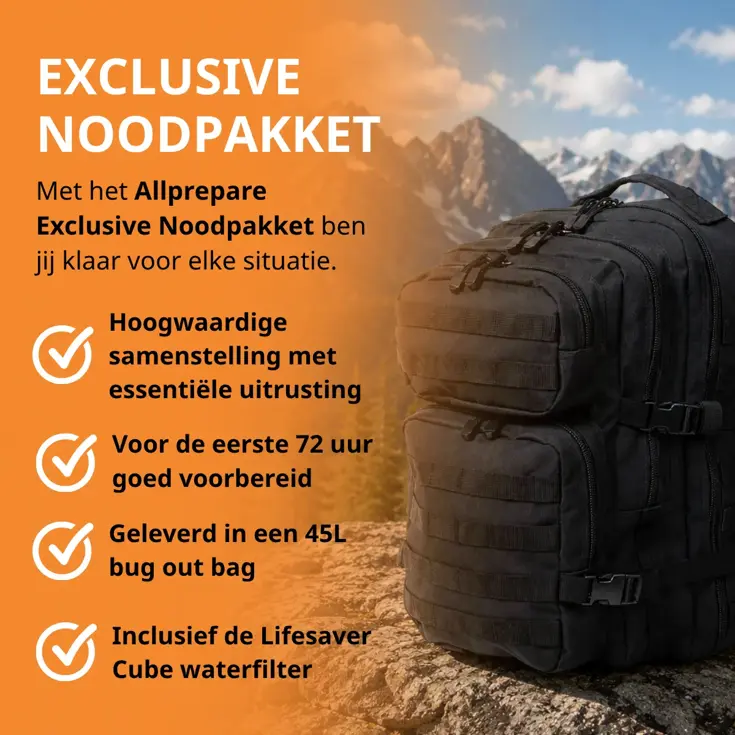 Exclusive noodpakket