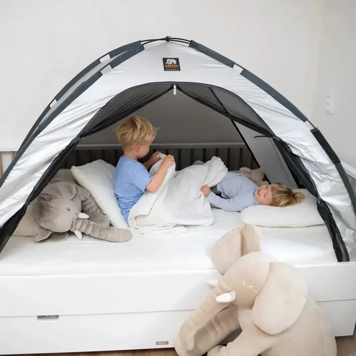 Bedtent Klamboe - 200x90cm - Muggennet - 1mm gaas