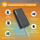 Drivv. Powerbank 30.000 mAh - 22.5w Snellader