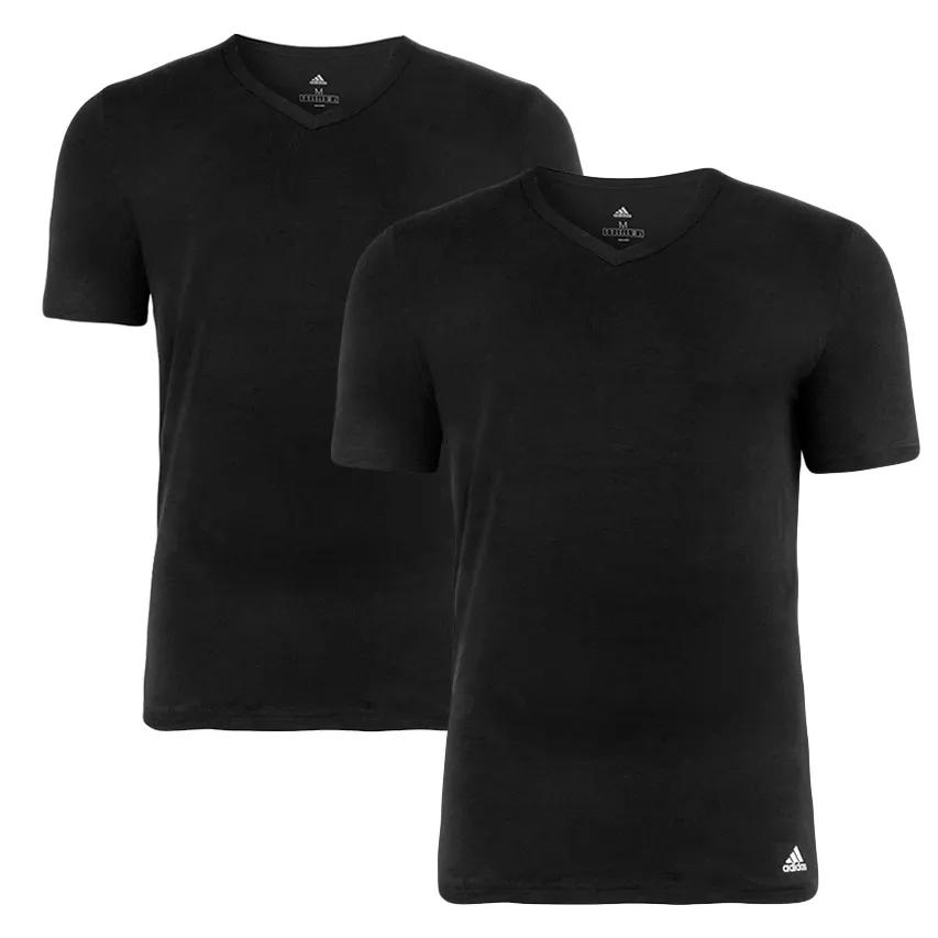 ADIDAS   2-Pack V-hals Shirts Active  Heren  Zwart