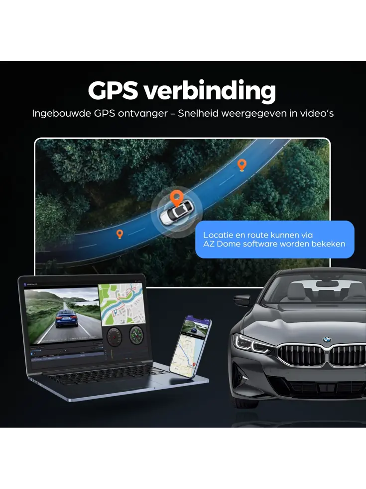 M770 Pro 3CH 4K Wifi GPS 64gb dashcam