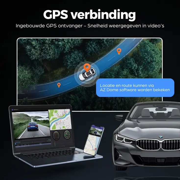 M770 Pro 3CH 4K Wifi GPS 64gb dashcam