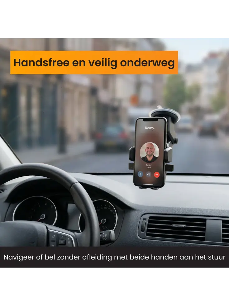 Telefoonhouder Auto voor Raam en Dashboard