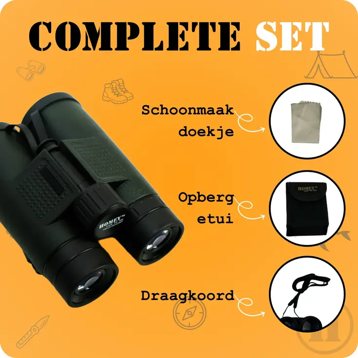 Homey’s Optics Verrekijker – Porro – 08x42