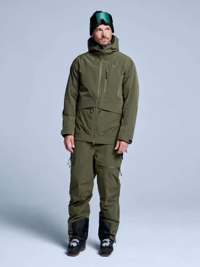 Poederbaas - 3L Hardshell - Heren - Skibroek