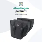 Voltano Dubbele Fietstas 24 L Urban Flow XL