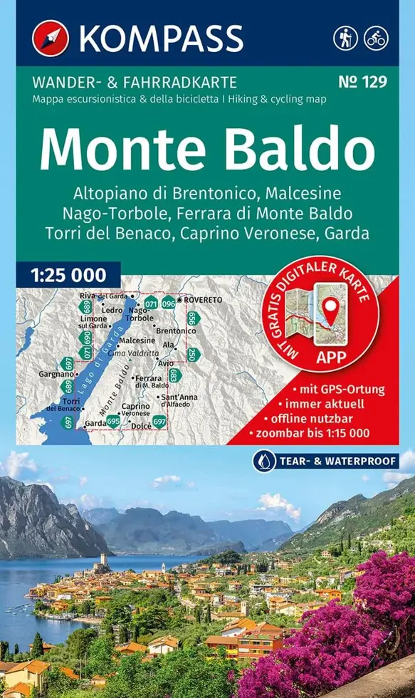 Wandelkaart WK129 Monte Baldo