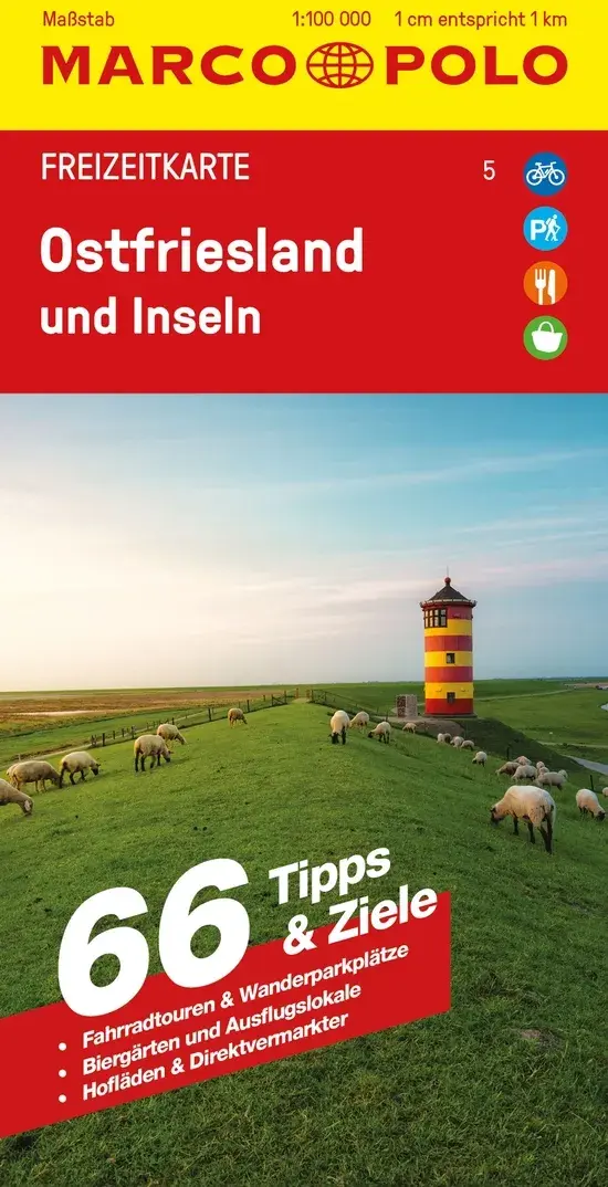 Toeristische kaart FZK 05 Ostfriesland & Inse