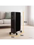 Olieradiator - Elektrische Kachel - 2000W