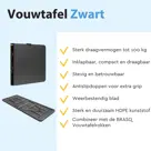 BRASQ Inklapbare Vouwtafel - 180x70x74cm
