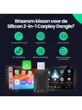 CarPlay Dongle - Draadloos - CarPlay/Android Auto