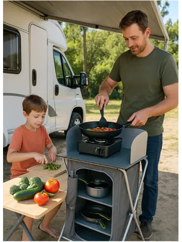 Campingkeuken - Inklapbare Kast -