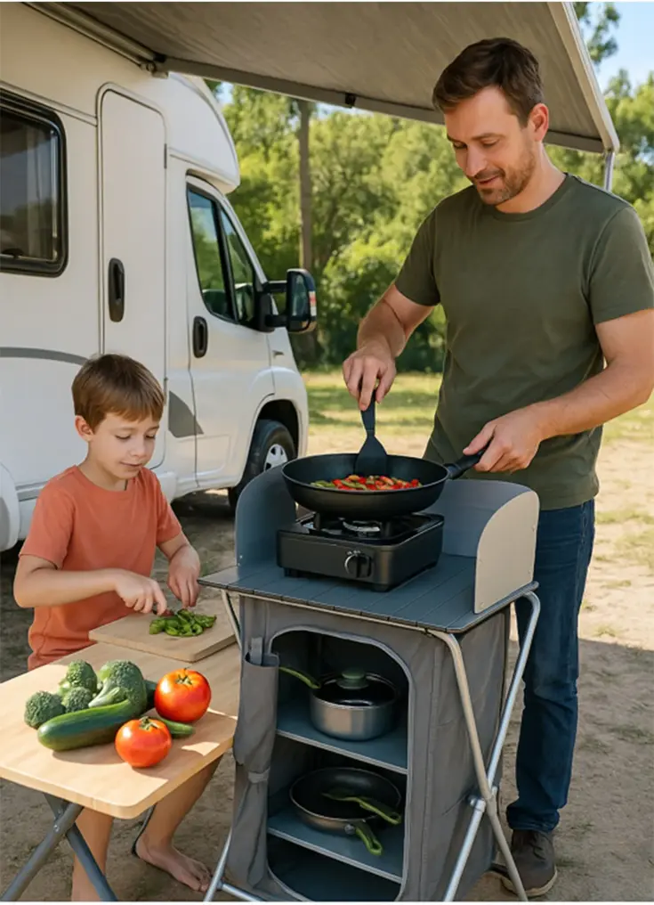 Campingkeuken - Inklapbare Kast -