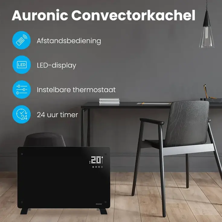 Auronic Convectorkachel - 2000W