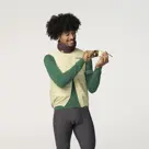 Solid Fietsshirt Lange Mouwen Performance  Heren