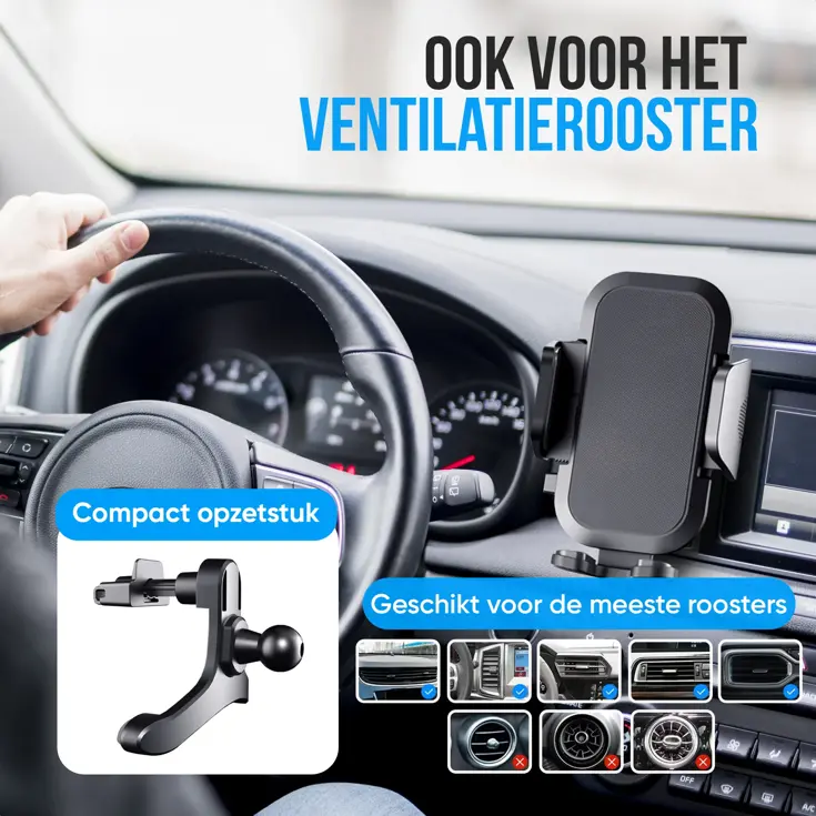 Telefoonhouder Auto - 360° Draaibaar