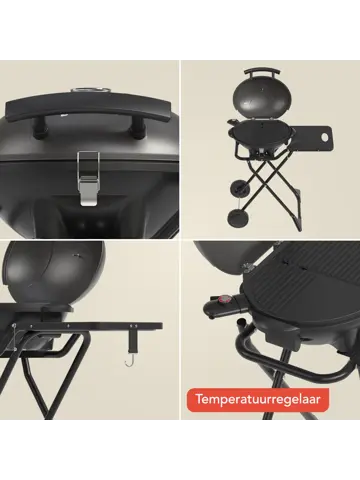 KitchenBrothers Elektrische BBQ – 2400W