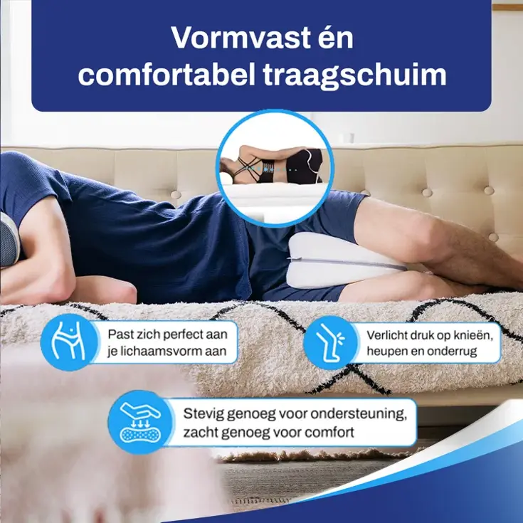 Orthopedisch Kniekussen voor in bed - Beenkussen