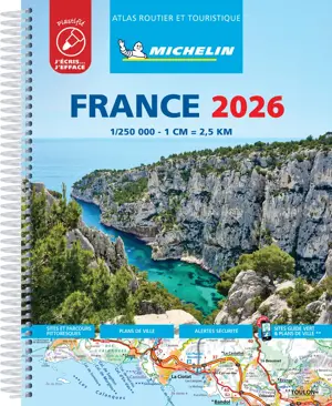 Michelin Atlas Frankrijk Geplastificeerd 2026
