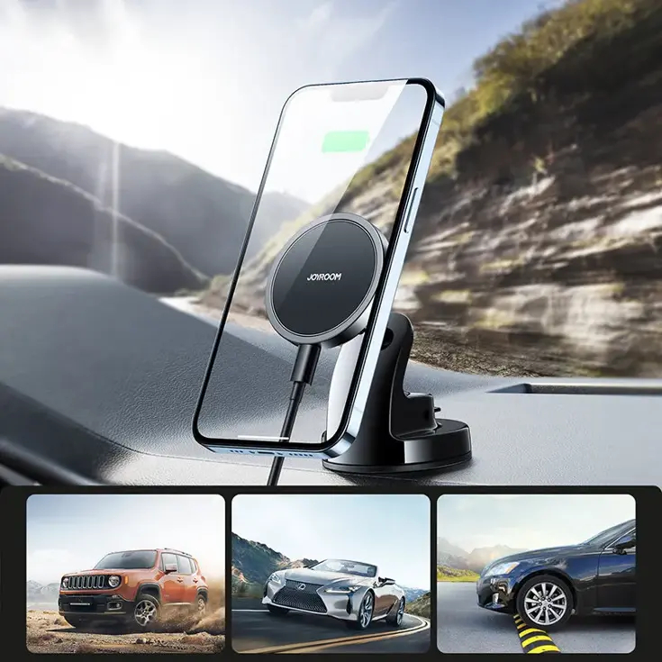 Telefoonhouder Dashboard - Zwart - Joyroom
