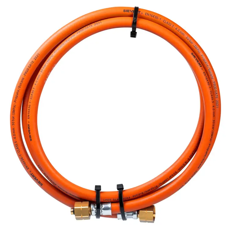 Propaanslang - 2 m - Ø4 mm - 3/8" LH