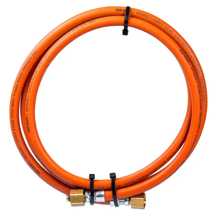 Propaanslang - 2 m - Ø4 mm - 3/8" LH