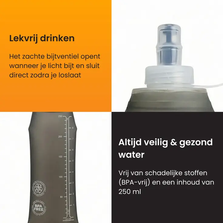 Hardloopvest met Soft Flask (250 ML)