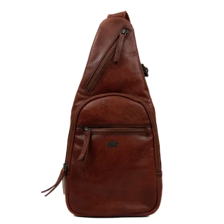 Abel - Crossbodytas / Slingbag - Leer