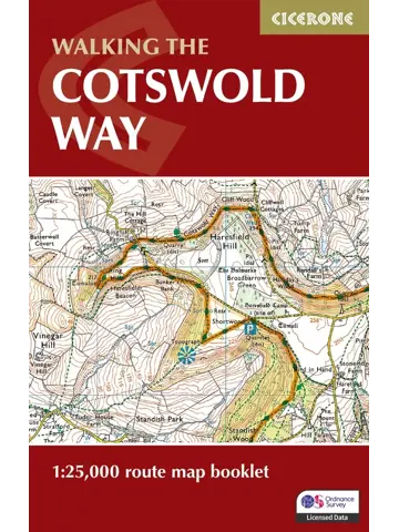 Kaartgids Booklet The Cotswold Way Map