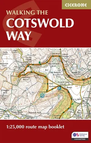 Kaartgids Booklet The Cotswold Way Map