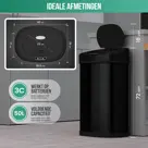 Avalo Prullenbak met Sensor 50L - RVS