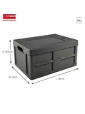 Square - Gesloten vouwkrat - 32L - 2-delig