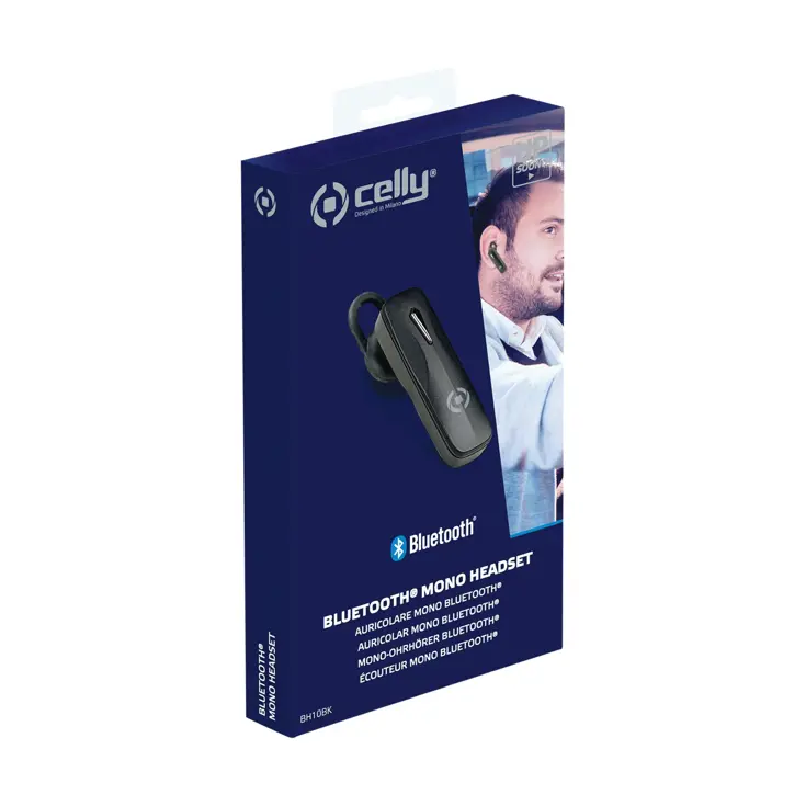Lichte Bluetooth headset met 10m bereik