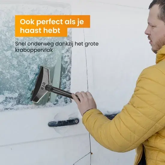 Stevige IJskrabber auto - Extra breed