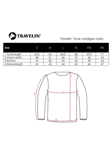 Tove - Dames vest - Travelin'