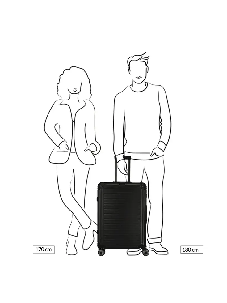 Next 2.0 Aluminium 4w Trolley M  | 69 L