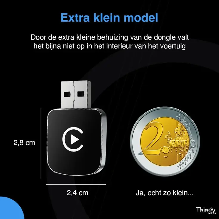 Premium 2-in-1 CarPlay & Android Auto Dongle